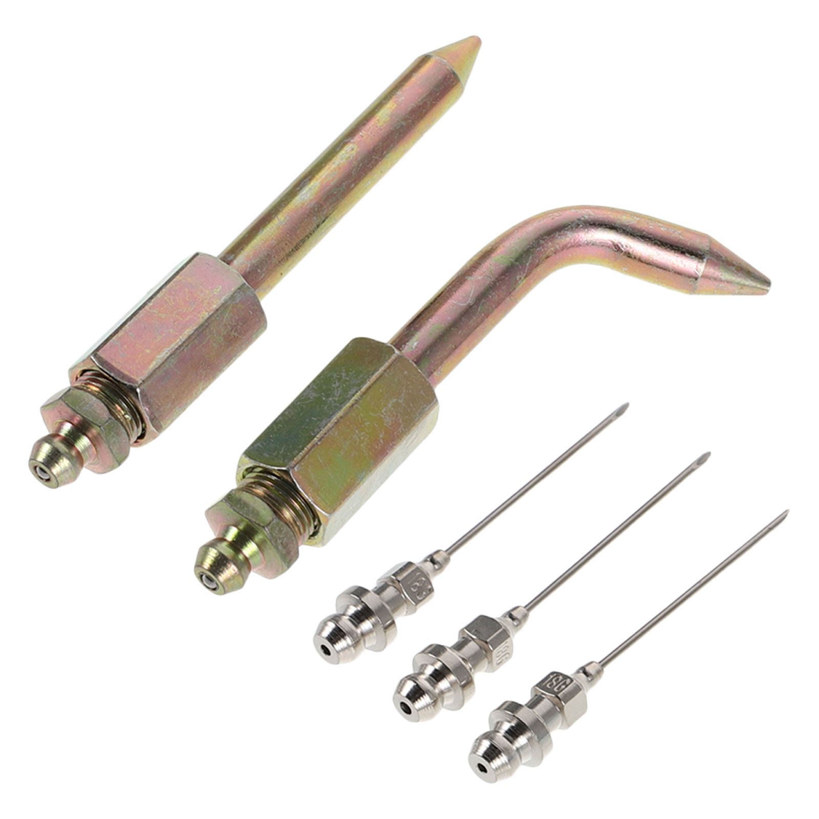 Bike Chain - 5Pcs Metal Grease Gun Nozzle For