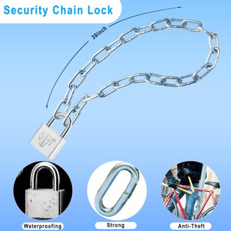 Heavy Duty 39 Inch 8mm Galvani - Bicycle Chain ulasan dan harga