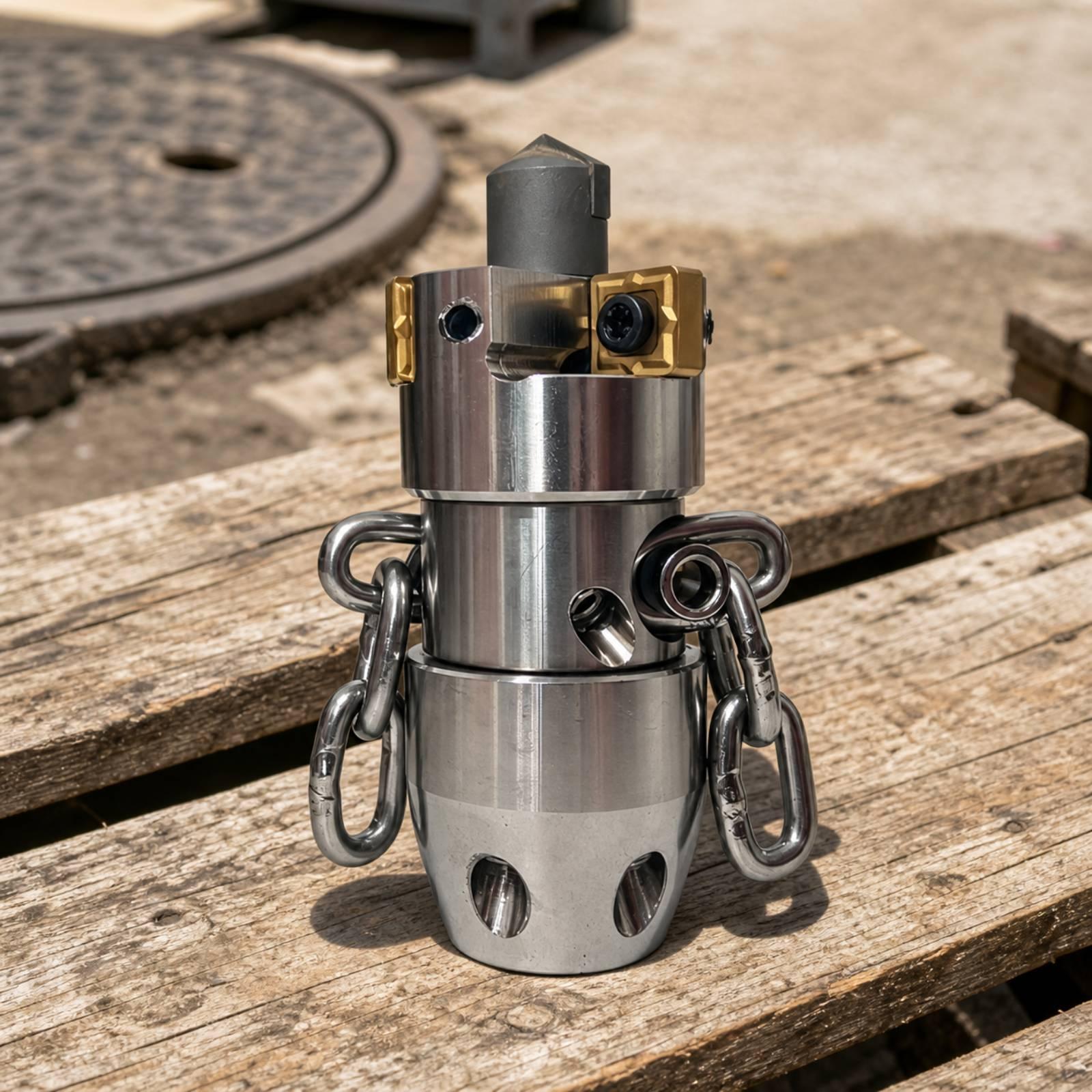 Rotating Drain Cleaning Nozzle - Steel Chain ulasan dan harga