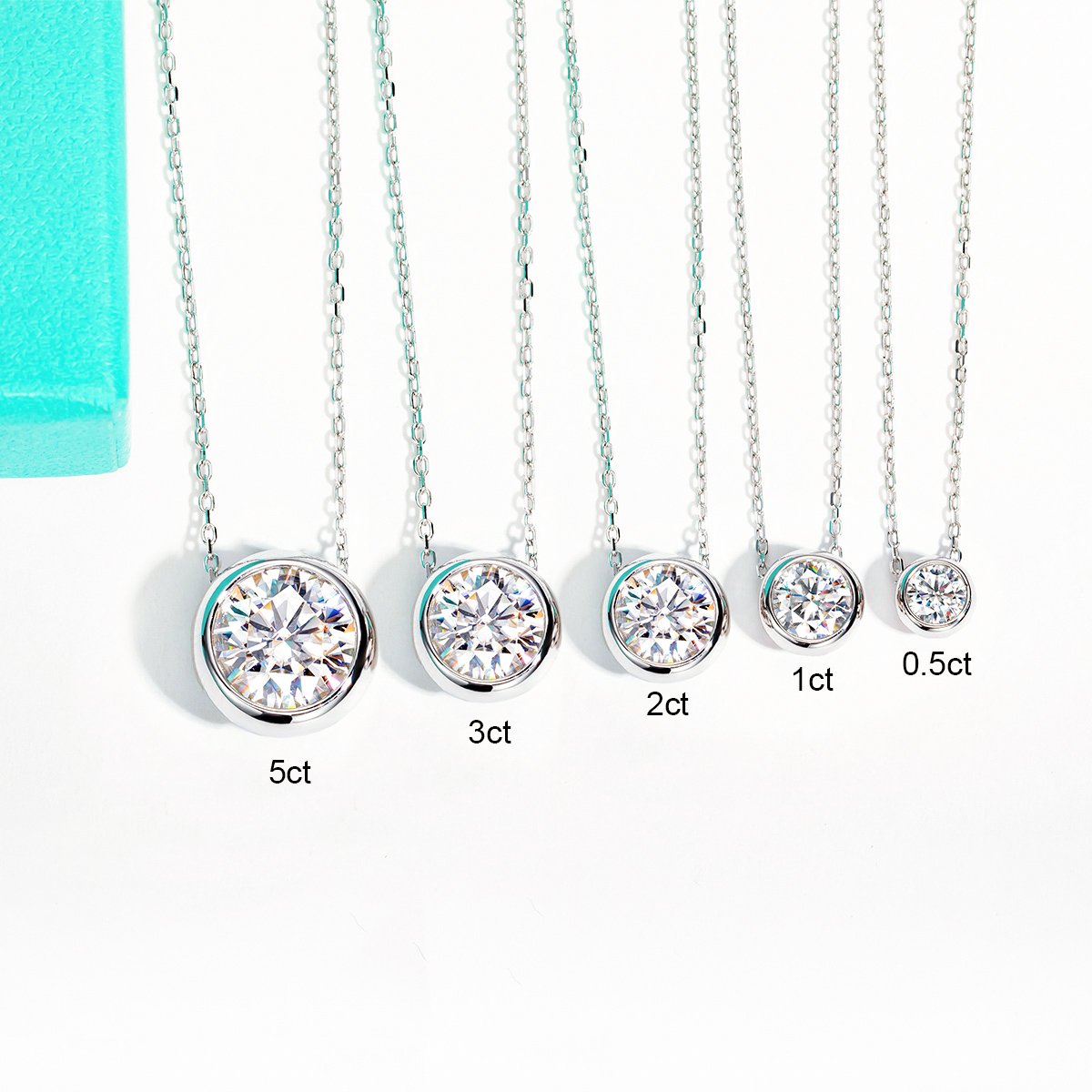 AnuJewel D Color Moissanite Be - Ansi Chain ulasan dan harga