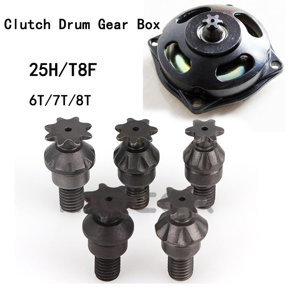 25H T8F 6/7/8 Teeth Clutch Dru - Sprocket Chain ulasan dan harga