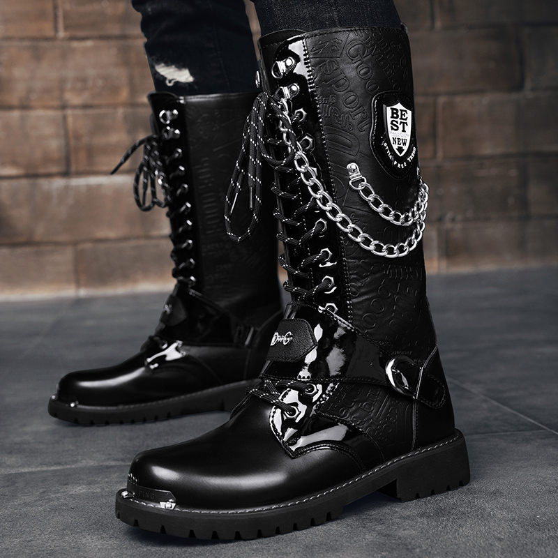 Men's Plus Size Casual High To - Motorcycle Chain ulasan dan harga