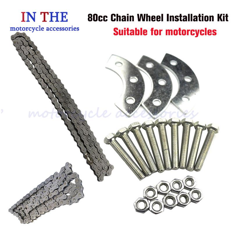 For 49cc 50cc 66cc 80cc 415 Ch - Sprocket Chain ulasan dan harga